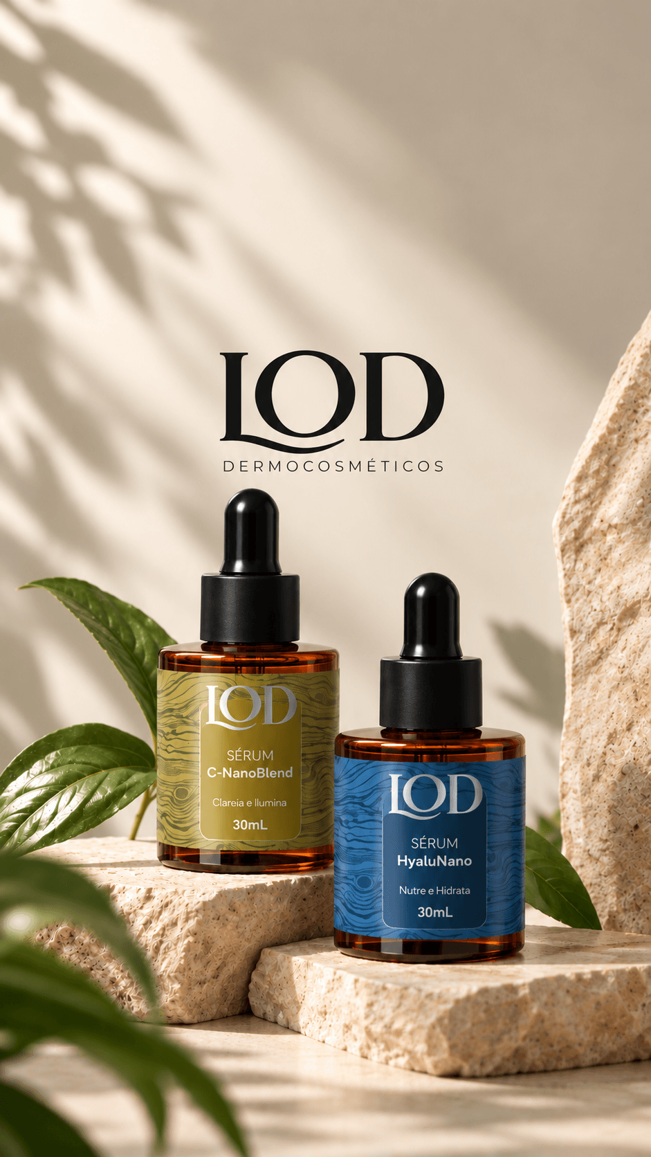 LOD Dermocosméticos — Sérum C-NanoBlend e Sérum HyaluNano